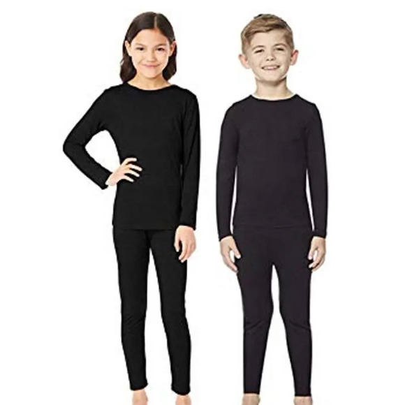 Kids- 32degrees kids heat Long Sleeve Crew Neck Legging Set XL Medium - Picture 1 of 13